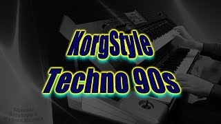 KorgStyle Techno 90s Korg Krome Pa 900 Cover 2019 New [upl. by Arelc]