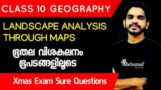 Class 10 Geography Chapter 4 Xmas Exam Sure Questions  Landscape Analysis Through Maps [upl. by Claudina]