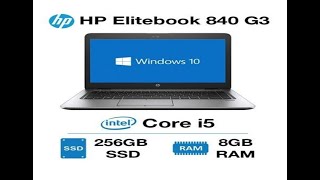 HP Elitebook 840 G3 i5 6th Generation Laptop Review [upl. by Naot246]