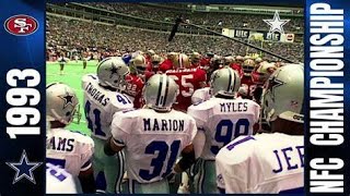 1993 NFL NFC Championship Game San Francisco 49ers at Dallas Cowboys Jan 23 1994 CBS John Madden [upl. by Neillij]