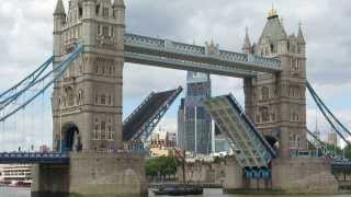 Tower Bridge London Opening and Closing [upl. by Nlocnil]