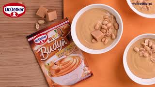 Nowość Dr Oetker Budyń DUET smak peanut butterkarmel Spróbuj [upl. by Plunkett]