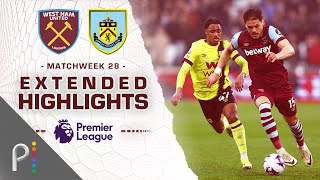 West Ham United v Burnley  PREMIER LEAGUE HIGHLIGHTS  3102024  NBC Sports [upl. by Wager342]