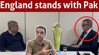 England shows its support towards Pak on Champions Trophy [upl. by Swift594]