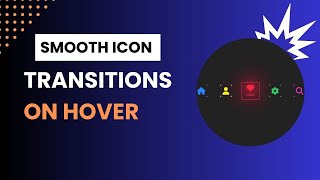 5 Icon Transition Secrets on Hover That Top Designers Wont Share html coding javascript [upl. by Enalda]