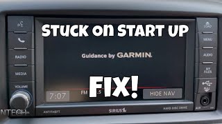 Uconnect 430N GPS Stuck On Garmin Start up Menu FIX [upl. by Hoxsie]