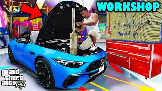 Franklin Become Mechanic And Bought New Luxury Cars in GTA 5  SHINCHAN and CHOP [upl. by Conan94]