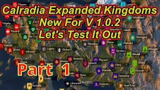 Calradia Expanded Kingdoms NEW V 102 Campaign Part 1 Bannerlord  Flesson19 [upl. by Atteyek]