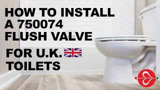 How to Install Fluidmasters 750074 Flush Valve with Lever Control  For UK Customers [upl. by Mines]