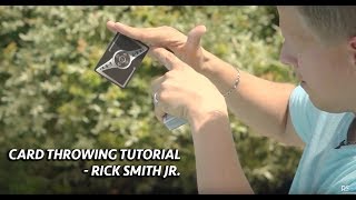 Card Throwing Tutorial  Rick Smith Jr [upl. by Brenna]