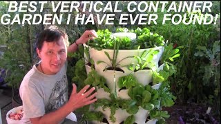 Grow 53 Plants in 4 Sq Ft with a Garden Tower Vertical Container Garden [upl. by Carrel]