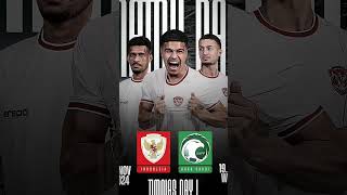 Nantikan malam ini pejuangan Indonesia melawan arap saudi timnasindonesia kabartimnas [upl. by Wallach900]