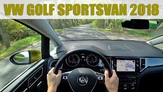 2018 Volkswagen Golf Sportsvan 10 TSI 4K POV TEST Rodinná pohoda [upl. by Ruthven]