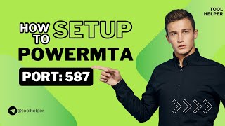 how to setup SMTP PMTA server  How to Setup PowerMTA Server Port 587 [upl. by Baxie]