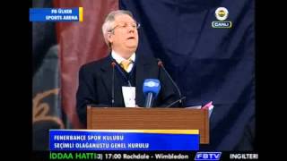 Aziz YıldırımPart 1Olağanüstü Kongre KonuşmasıSeçim 02112013 [upl. by Mclaurin65]