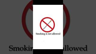 Designing No Smoking Signs in Illustrator A Creative Approach 🚭✨ shorts illustrator 3d design [upl. by Krever]