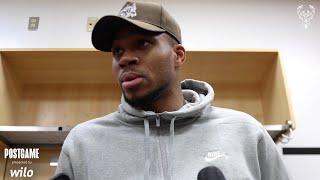 Giannis tells someone in Bucks locker room to leave if the dont want to be there 😳 [upl. by Denys]