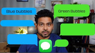 Green or Blue The iPhone Message Bubble Breakdown 💬📱 [upl. by Sadnalor]