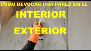 COMO REVOCAR UNA CASA EL INTERIOR Y EXTERIOR [upl. by Davenport]