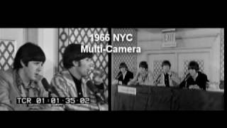 Beatles 1966 NYC Press Conference MultiCamera [upl. by Varden]