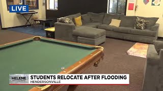 Hendersonville students relocate after flooding [upl. by Nnaytsirk]