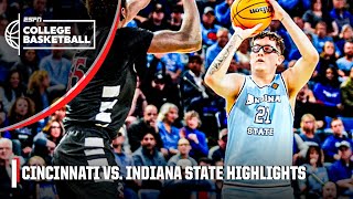 Cincinnati Bearcats vs Indiana State Sycamores  Full Game Highlights  NIT [upl. by Esiahc]