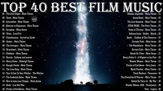 NON STOP 169 Minutes TOP 40 MOVIE SOUNDTRACKS ALL TIME🎵Beautiful Piano Best Film Music [upl. by Enitsahc]