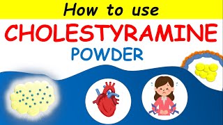 Cholestyramine Questran Powder  Uses Mechanism and Side effects [upl. by Anniahs]