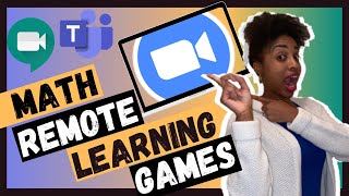 5 FUN MATH ZOOM GAMES FOR KIDS during REMOTE LEARNING [upl. by Dart]