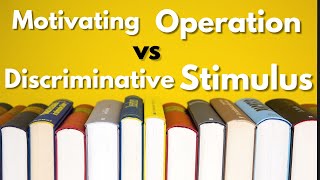 Motivating Operation vs Discriminative Stimulus  ABA Refreshers [upl. by Cindie703]