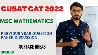 CUSAT CAT ENTRANCE COACHING 2022MSc MathematicsPrevious year question paper discussionLecture 06 [upl. by Nayhr]