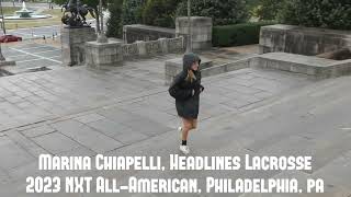 Marina Chiapelli Class of 2027 Headlines Lacrosse 2023 NXT AllAmerican Highlights [upl. by Lalad]