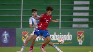 Zidane Yañez 08 vs Argentina sub15 Sudamericano 191024 [upl. by Lepper]