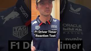 F1 Driver Reaction Test😮😳formulaone maxverstappen formula1driver [upl. by Derby]