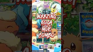 Weezing Koga Muk Combo pokemontcgp pokemontcg pokemon weezing koga muk combo pokemoncards [upl. by Bernardina]