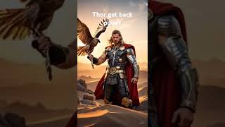 Thor get back power by eagle beast after defeated by hela thor eagle thorfight thorvs [upl. by Lewiss589]