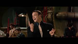 Marlon Brando  Luck Be a Lady from Guys and Dolls 1955 [upl. by Nefen954]