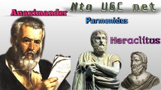 Anaximander Heraclitus amp Parmenides NTA UGC net In Hindi previous year questions Greek Philosophy [upl. by Ener]