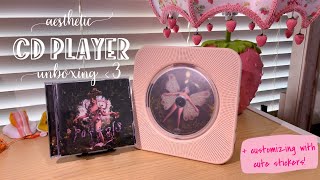 Greadio CD Player Unboxing amp Customization 💿✨ [upl. by Adnol]