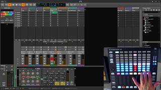 Jam2bitwig script for NI maschine jam controlling bitwig download link in description [upl. by Nirad479]