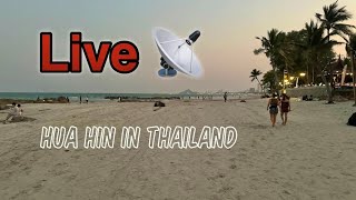 Hua Hin beach in Thailand 🇹🇭 [upl. by Nikolas]