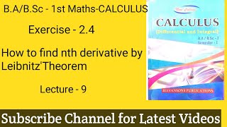 Questions based on Leibnizs TheoremFind nth derivative of product of two functionsExercise24 [upl. by Ayardna809]