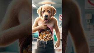 Sad story of cute dog 😢 ai dog aidog cute puppy aiart funny story cancer [upl. by Flavio]