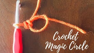 How to Crochet a magic circle for Beginners [upl. by Rashidi944]