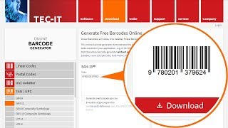 How to Create a Barcode for Free  Online Barcode Generator [upl. by Ludmilla]