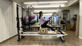 STOTT PILATES Reformer intermediate Treeinstructor trainer Ariel LIm에리얼썜 [upl. by Nivrac]