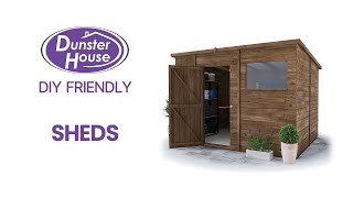 DIY Friendly Sheds  Dunster House [upl. by Aiuoqes]