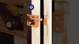 automatic wooden door lock latch [upl. by Adniled990]