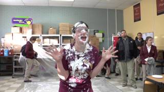 Mrs Garippas Pie Throwing Challenge [upl. by Sivar]