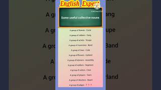 Some collective nounseveryday learning viralvideo english yt [upl. by Naahsar]